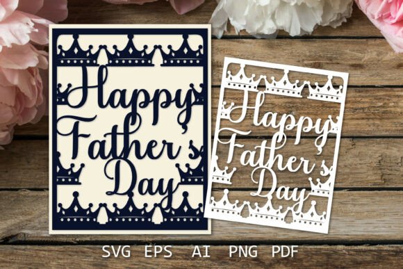 3D SVG Father S Day Card for Bold Branding