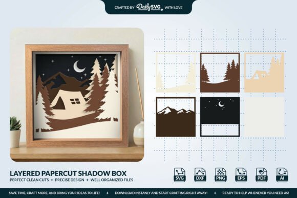 Camping in the Wild Layered Papercut: A Designer's Review