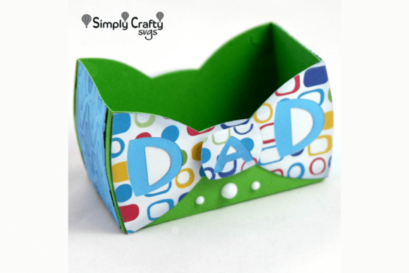 Dad Bow Tie Box SVG: A 3D SVG for Father S Day