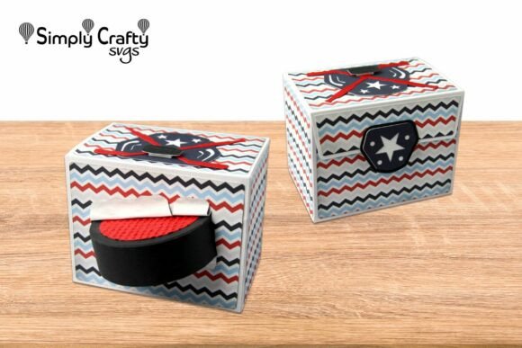 Flying Hockey Puck Box SVG: A 3D Sports Asset Review