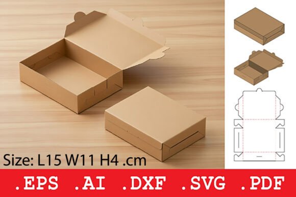 Folding Tab Rectangular Retail Box: A 3D SVG Objects Review