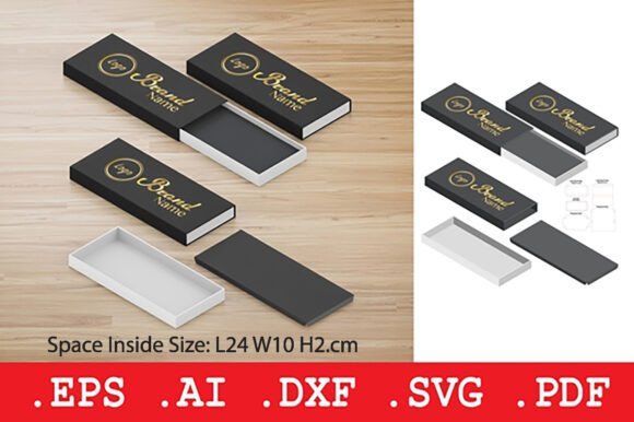Luxury Drawer-Style Rigid Box: 3D SVG Objects Review