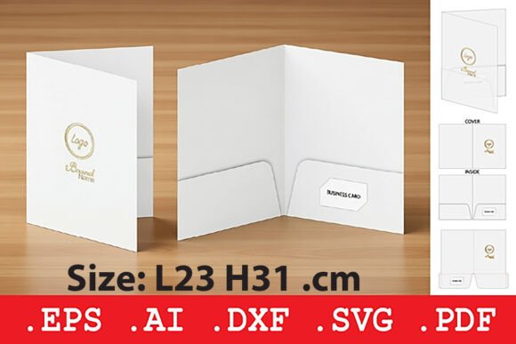 Pocket Presentation Document Folder: 3D SVG Objects Review