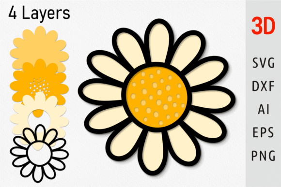 Review: 3D SVG Daisy for Paper Flowers & Branding