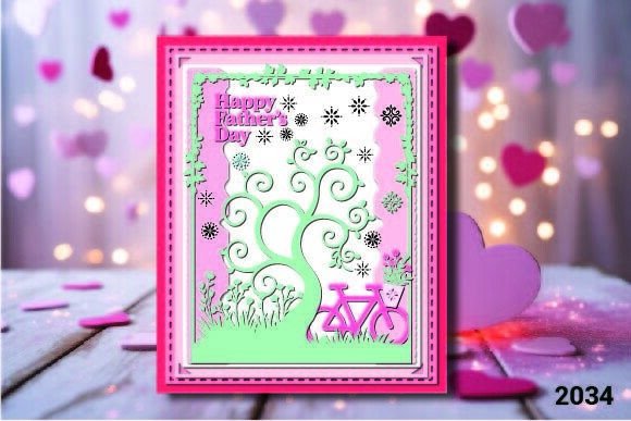 Review: 3D SVG Father's Day Tree Card for Web