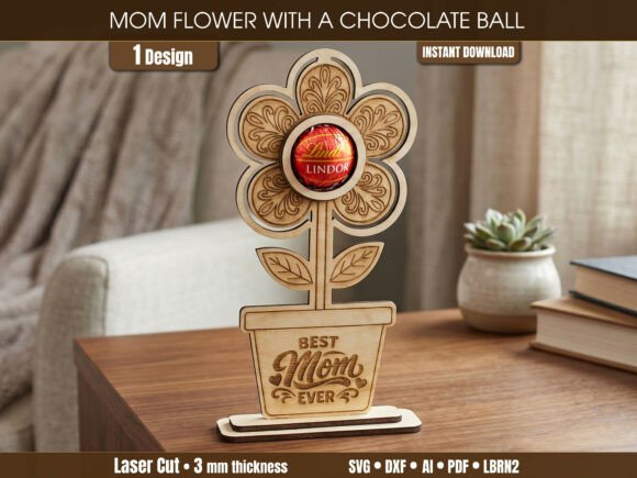 Review: 3D SVG Flower Holder for Mother S Day