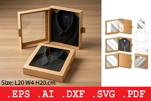 Square Retail Shirt Box with Window: A Designer's Review