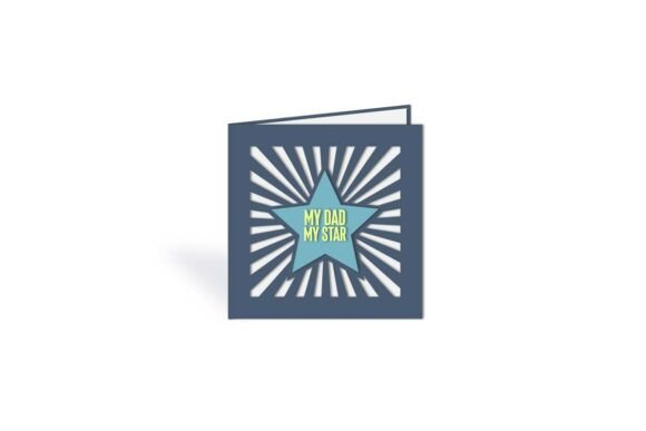 Star Dad 3D SVG Greeting Cards Review